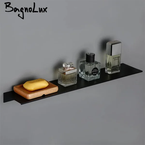 etagère aluminium noire