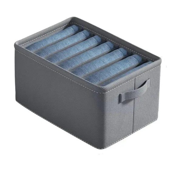 boite rangement grise 7 emplacements