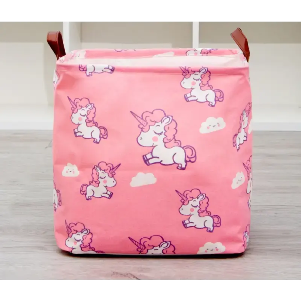 panier de rangement enfant licorne