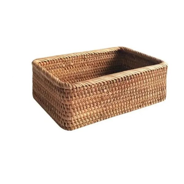 panier en osier naturel